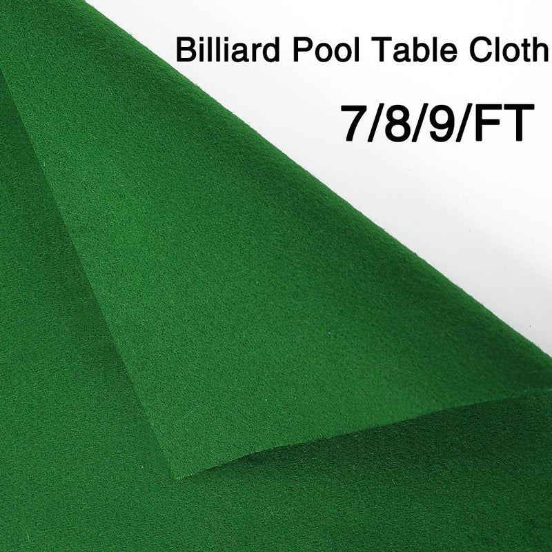 Boshen Billiard Cloth Pool Table Felt with 6 Cloth Strips for 8 Foot Table Fast Pre-Cut Rails, 3 Fabrics for Choice - Image 5